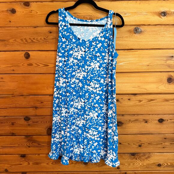 NWT Draper James Ruffle Nightie Sleep Gown, Size S/M - Picture 1 of 6
